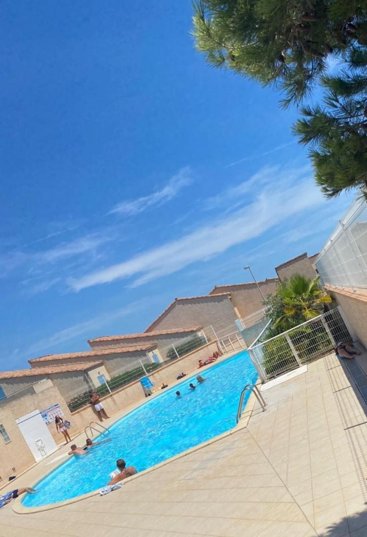 T3 Vue Mer Et Plage, Avec Wifi Et Parking Saint-Pierre-la-Mer  Kültér fotó