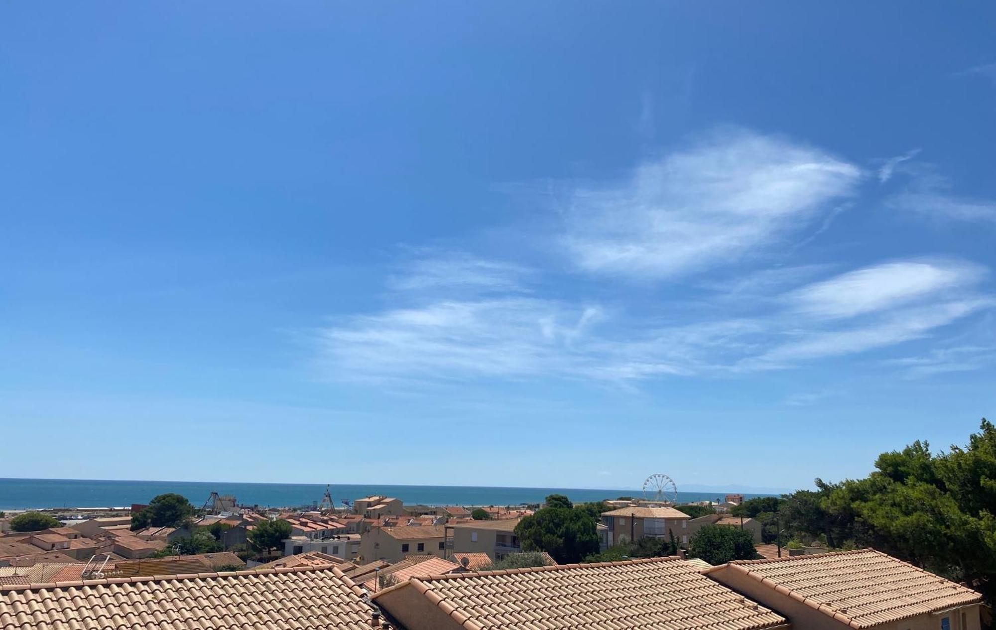 T3 Vue Mer Et Plage, Avec Wifi Et Parking Saint-Pierre-la-Mer  Kültér fotó