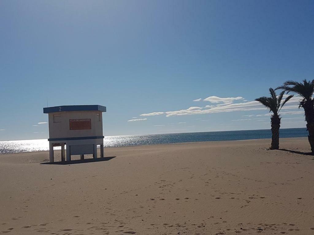 T3 Vue Mer Et Plage, Avec Wifi Et Parking Saint-Pierre-la-Mer  Kültér fotó